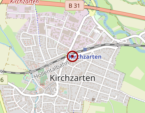 Karte: Kirchl. Sozialstation Dreisamtal gGmbH