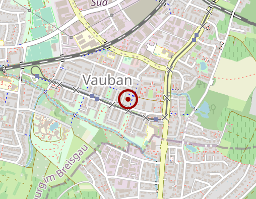 Karte: Kinderabenteuerhof Freiburg e.V.