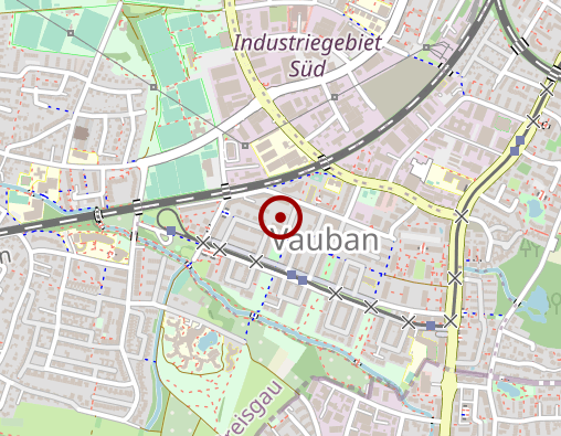 Karte: Freiburger Institut für ganzh. Seminare