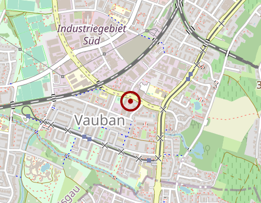 Karte: Physiozentrum Freiburg