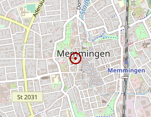 Karte: Psychologische Beratungsstelle, für Erziehungs-, Jugend- und Familienberatung der Kath. Jugendfürsorge, (Landkreis Unterallgäu)