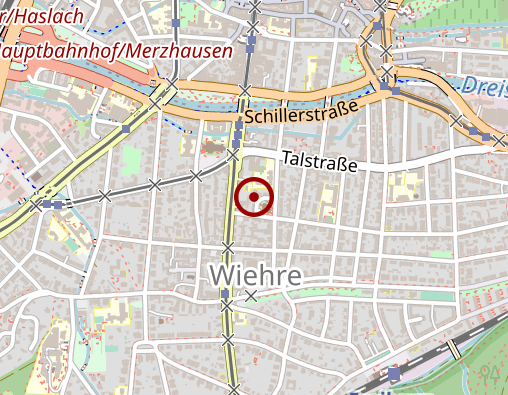 Karte: Sozialstation Evang. Freiburg i. Br. e. V.