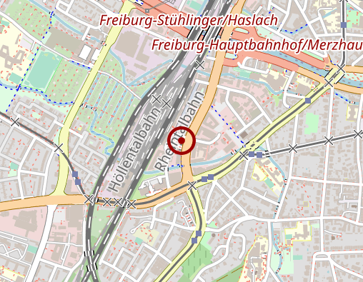 Karte: Mooswaldklinik