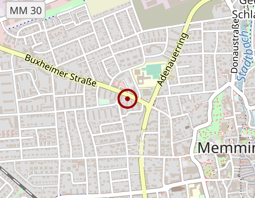 Karte: Praxis Dres. med. H. Maimer, A. Matthes, B. Ott Fachärzte für Psychiatrie und Psychotherapie