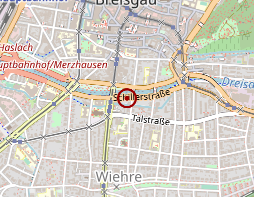 Karte: Freiburger Zentrum für Pädagogische Beratung