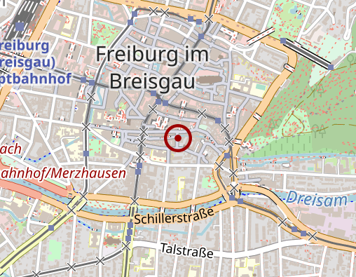 Karte: Senioren Wohnen am Adelhauser Klosterplatz