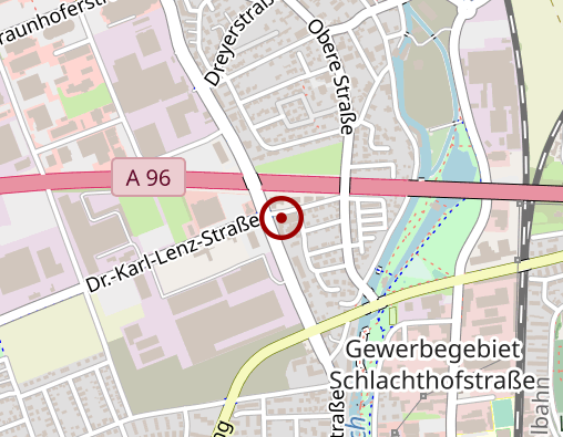 Karte: Therapie- u. Rehazentrum Memmingen GbR