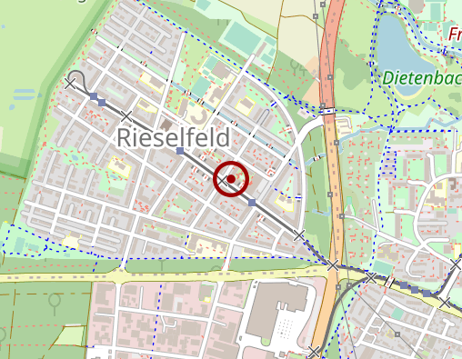 Karte: Ergotherapie im Rieselfeld