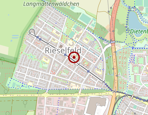 Karte: Physiotherapie im Rieselfeld