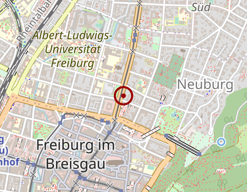 Karte: Konnertz Schlüsselzentrale Freiburg GmbH & Co. KG