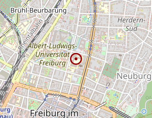 Karte: St Josefskrankenhaus (RkK) Freiburg