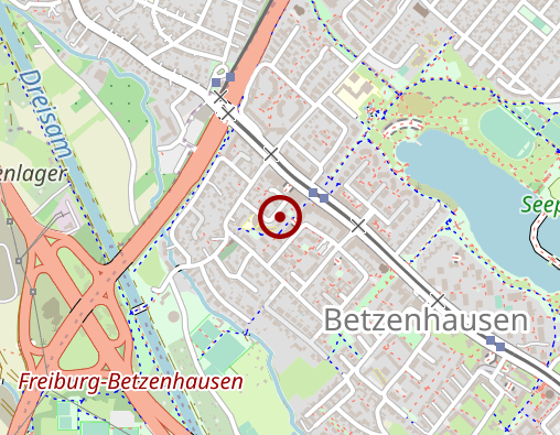 Karte: Katholische Sozialstation Freiburg i.Brsg. GmbH - Betreuungsgruppe West