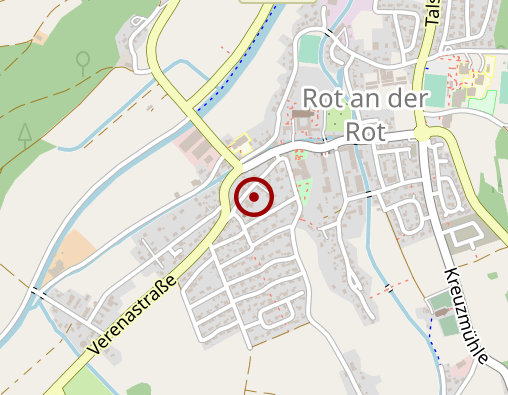 Karte: Sozialstation Rot an der Rot e.K.