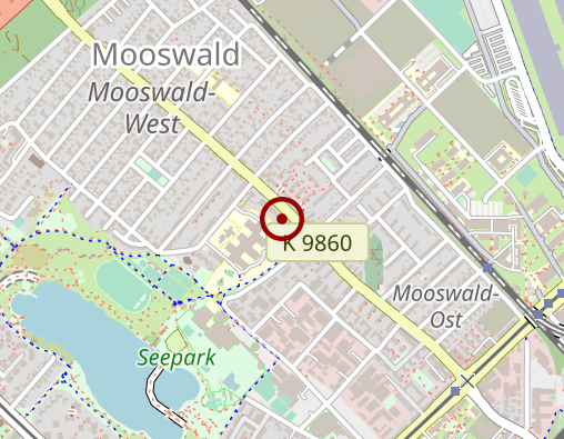 Karte: Mooswald Apotheke