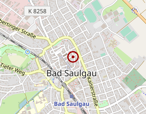 Karte: Kieferorthopädie Bad Saulgau, Dr. G. Halke, Dr. S Rybczynski & Partner