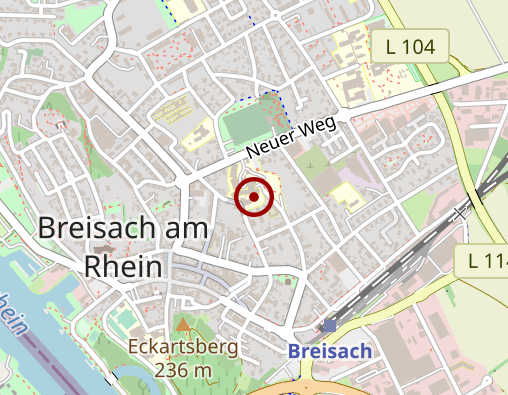 Karte: Mooswaldklinik