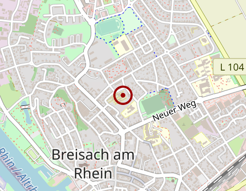 Karte: Evang. Stadtmission Freiburg Seniorenpflegeheim Breisach