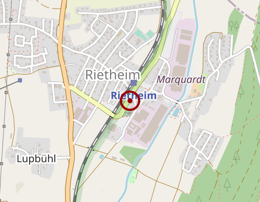 Karte: Nachbarschaftshilfeverein Rietheim-Weilheim e.V. Stundenweise Betreuung zu Hause