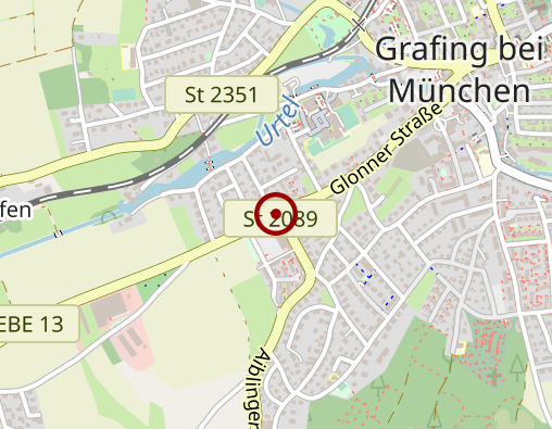 Karte: Tagespflege Grafing der Pflegestern Seniorenservice gGmbH