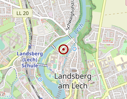 Karte: AWO Seniorenzentrum "Bürgerstift" Landsberg