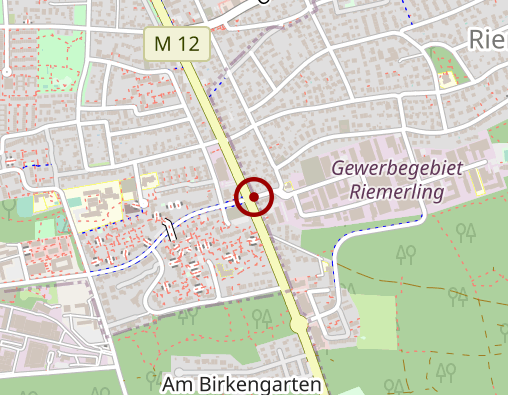 Karte: Johanniter-Unfall-Hilfe e.V. Ortsverband Ottobrunn