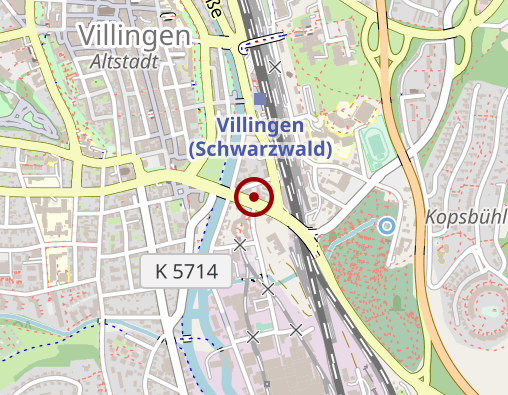 Karte: Psychiatrische Institutsambulanz Villingen