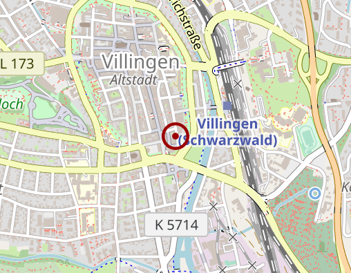 Karte: AIDS-Hilfe Schwarzwald-Baar-Heuberg e.V. Beratung im Gesundheitswesen