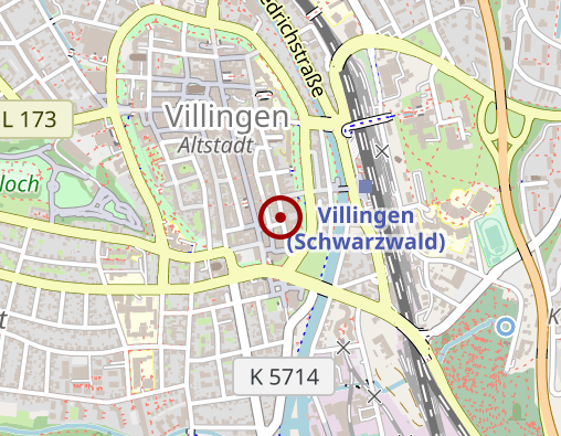 Karte: Bandle Bestattungs-Institut Villingen GmbH Bestattungsinstitut