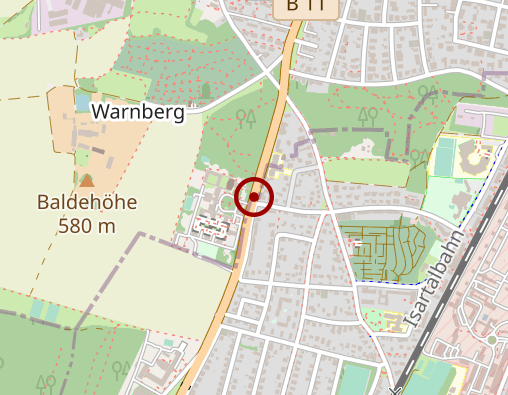 Karte: Kursana Domizil Pullach Haus Georg