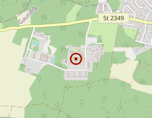 Karte: Asklepios Fachkliniken München-Gauting