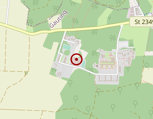 Karte: Fachklinik für Psychiatrie und Psychotherapie Gauting GmbH