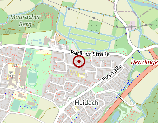 Karte: Kirchl. Sozialstation e.V. Tagespflege Zur Glockenblume