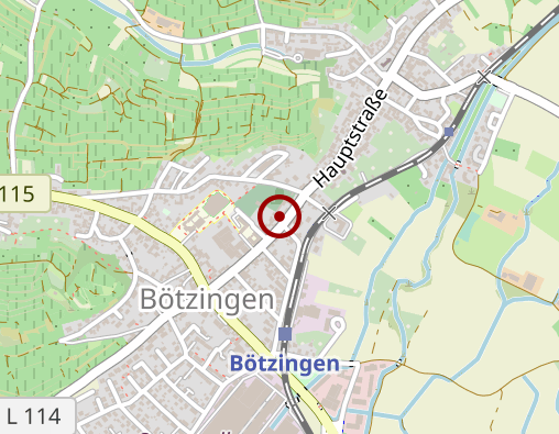 Karte: Kirchliche Sozialstation Nördlicher Breisgau e. V.