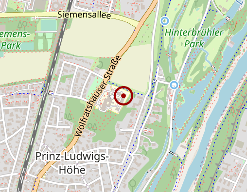 Karte: Diakoniestation Martha-Maria Pullach/Solln