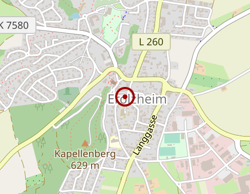 Karte: Die Zieglerschen - Ambulanter Pflegedienst Erolzheim