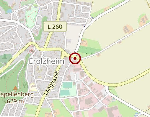 Karte: Betreuungsgruppe "Silberperlen" Unteropfingen