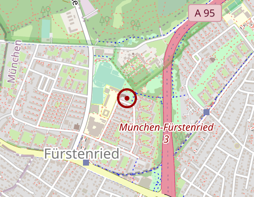 Karte: Evang. Sozialdienst e.V. München-Fürstenried