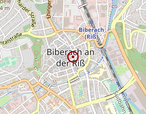 Karte: Kath. Sozialstation Biberach gGmbH