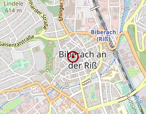 Karte: Aufschließen mit Festpreis Garantie Schlüsselnotdienst PeTo 24 Biberach