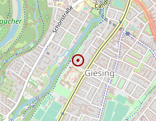 Karte: Tiertaxi und Taxiunternehmen Eva-Maria Hiebel