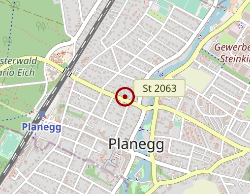 Karte: Rotes Kreuz Bayern, Kreisverband München, Bereitschaft Planegg