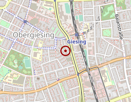 Karte: Ambulanter Dienst der AWO München