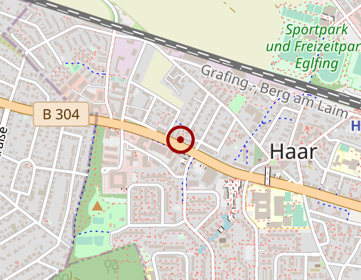 Karte: Praxis für Logopädie in Haar Kirsten Römermann