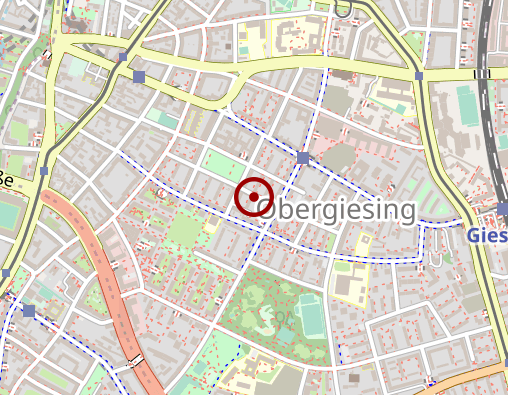 Karte: Sozialstation Berg am Laim "Wohnen am Viertel"