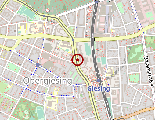 Karte: Städt. Berufsfachschule für Ergotherapie