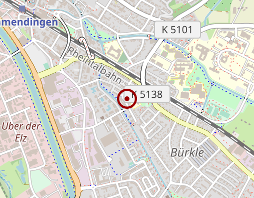 Karte: zfp Haus Tecum gGmbH Pflegeheim