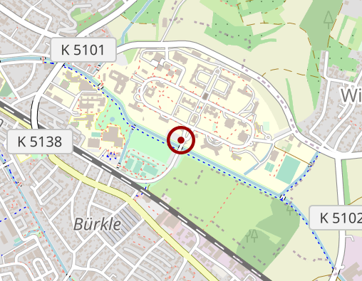Karte: Zentrum für Psychiatrie Emmendingen Heim am Zentrum für Psych.