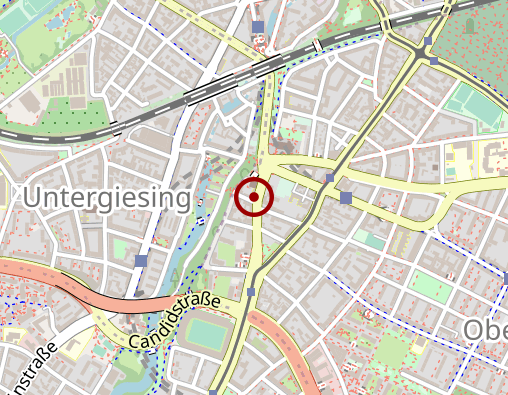 Karte: Ökumenische Sozialstation  Giesing-Harlaching