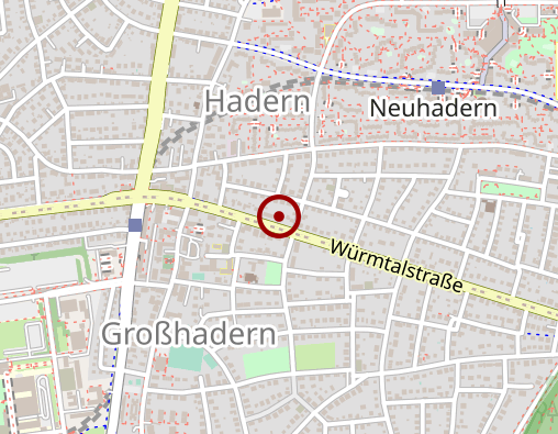 Karte: Physiotherapie u. Lymphzentrum Großhadern Eva Streicher