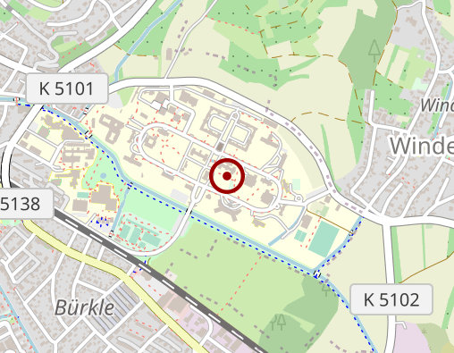 Karte: Ambulanter Pflegedienst am Zentrum für Psychiatrie Emmendingen